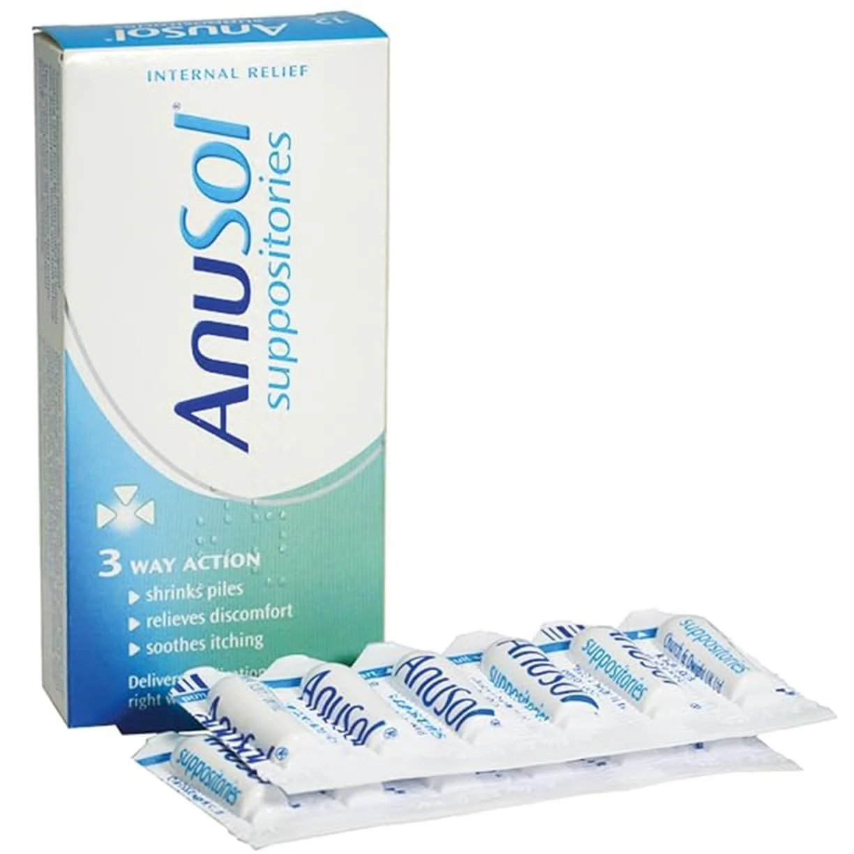 Anusol Suppositories Relief For Haemorrhoids - 24 Suppositories