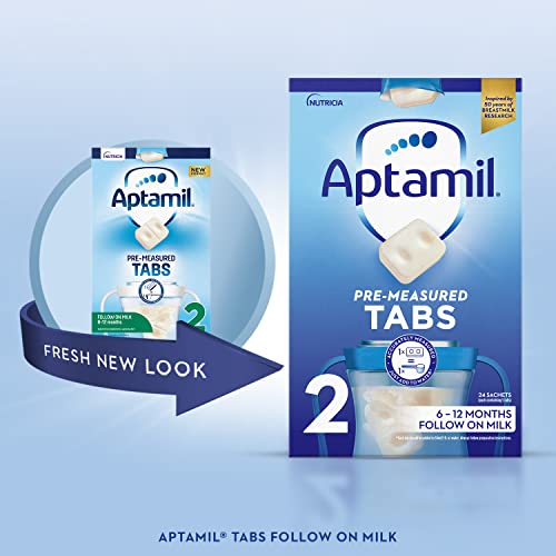 Aptamil Pre-measured Tabs 2 Follow On Milk 6-12 Months - Convenient Nutrition for Growing Infants - Image 2