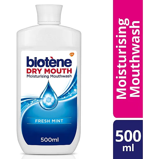 Biotene Dry Mouth Care Oral Rinse Fresh Mint - 500ml - Image 2