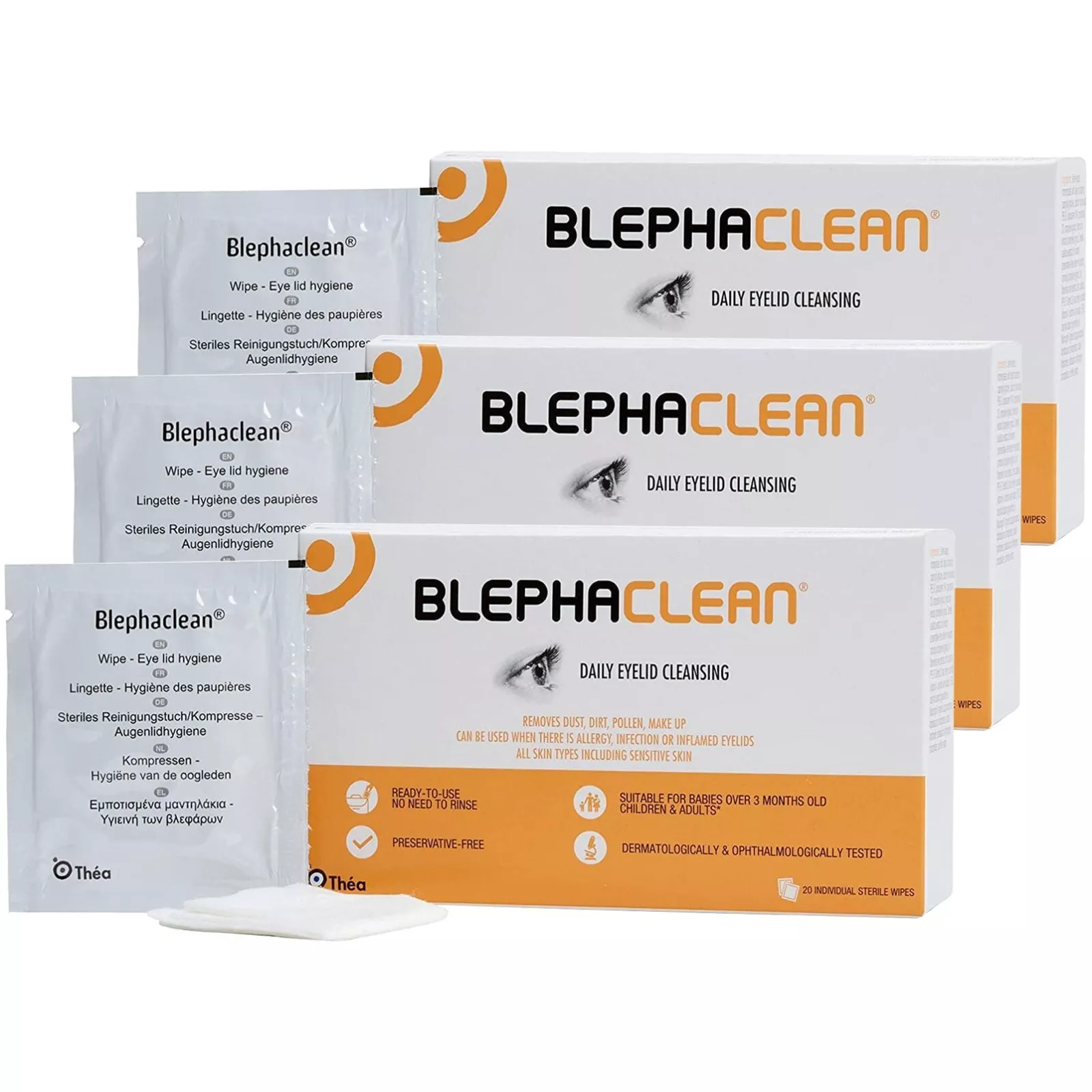 Blephaclean Sterile Eyelid Cleansing Wipes - Image 2