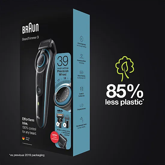 Braun BT3240 - Beard Trimmer Series 3 & Hair Clippers with Gillette Fusion5 ProGlide Razor - Image 2