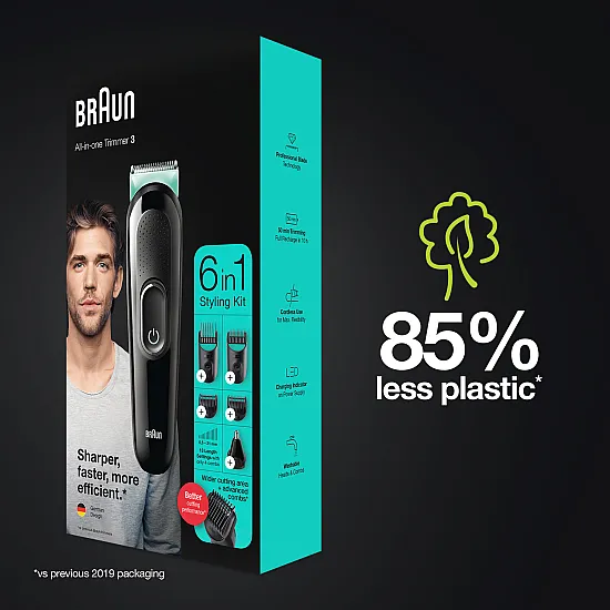 Braun MGK3021 - 6-in-1 All-in-one trimmer Beard Trimmer & Hair Clipper Ear & Nose Trimmer - Image 2