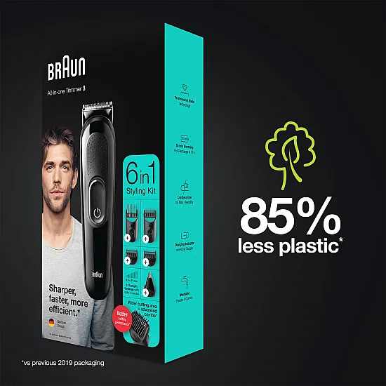 Braun MGK3220 - Beard Trimmer And Hair Clipper For Men 6-in-1 Trimmer - Image 2