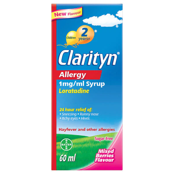 Clarityn Allergy Syrup for Children - 60ml - Image 2