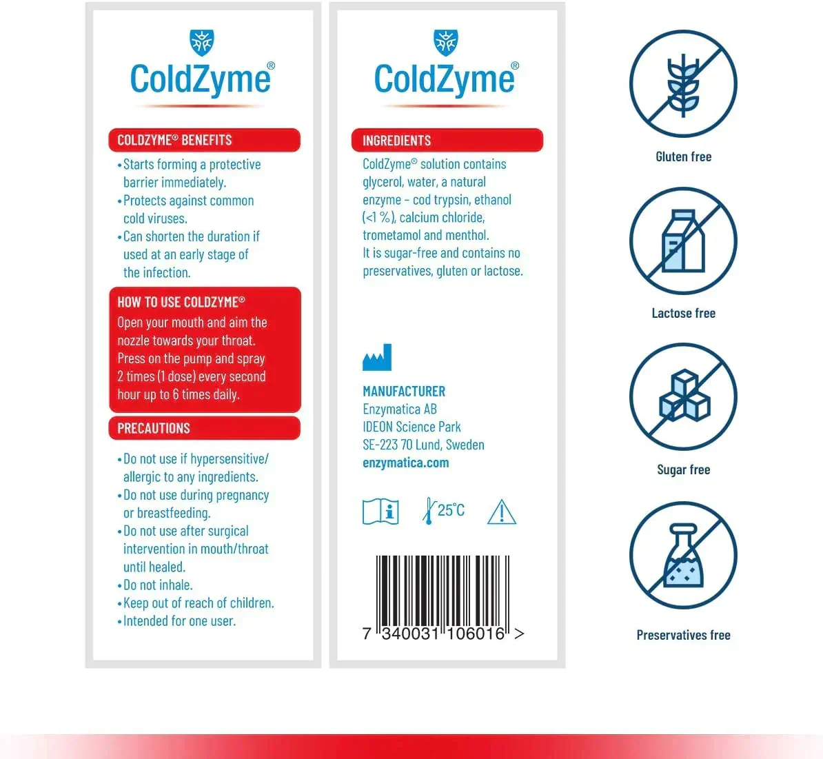 ColdZyme Mouth & Throat Spray Spray 20ml - Image 5