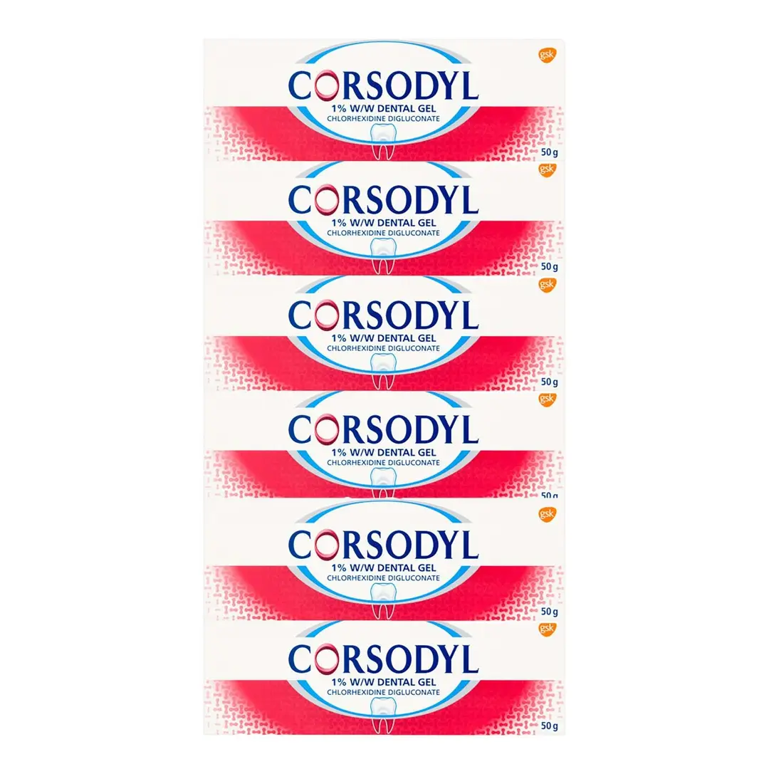Corsodyl 1% W/W Gum Problem Treatment Dental Gel - 50g - Image 2