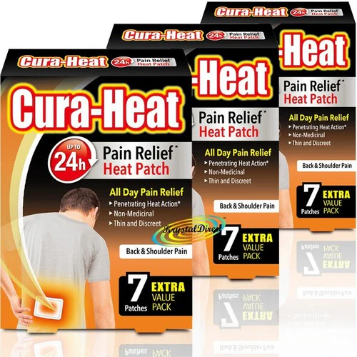 Cura-Heat Back & Shoulder - 3 Heat Pads - Image 2