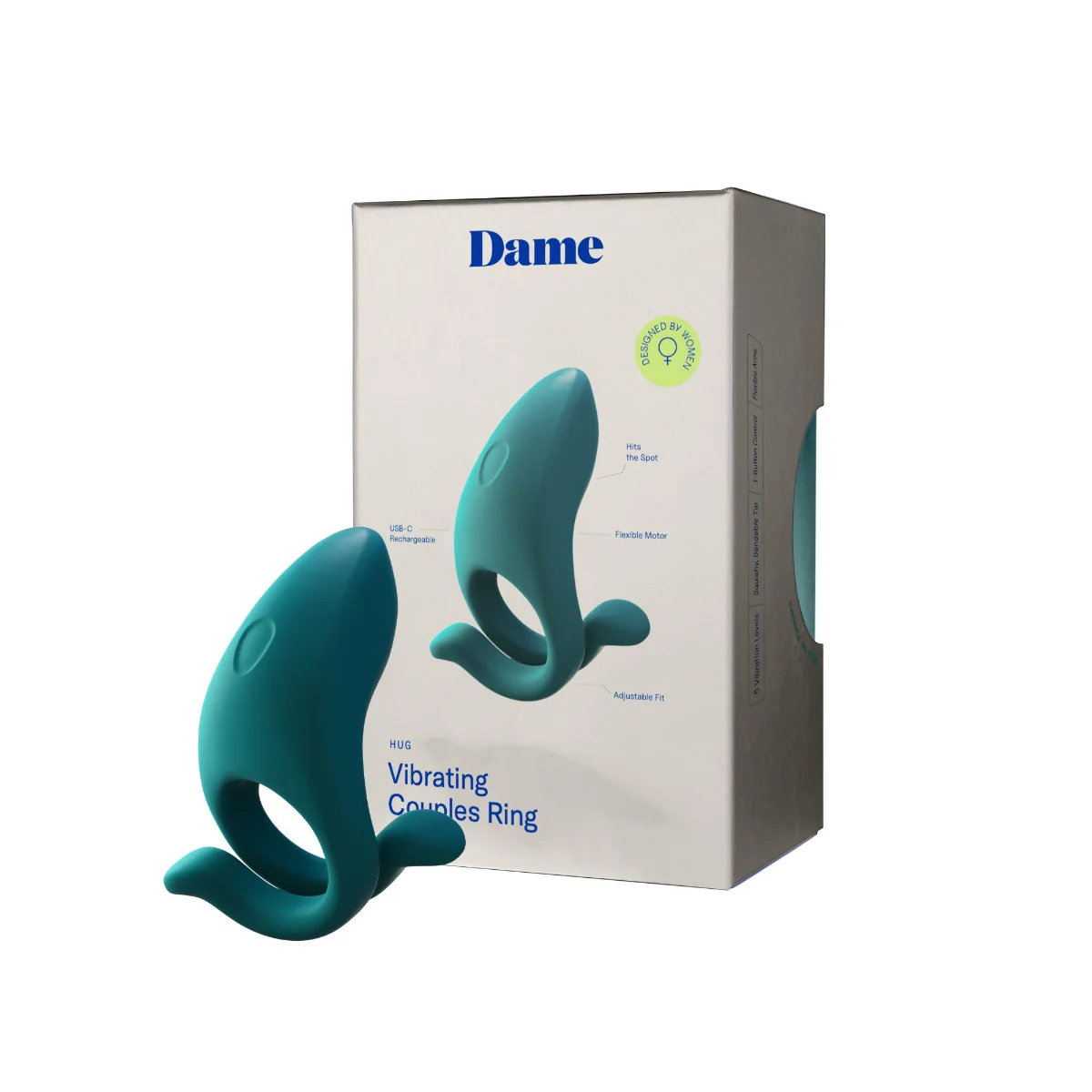 DAME - Hug, Vibrating Couples Ring - Fir - Image 4