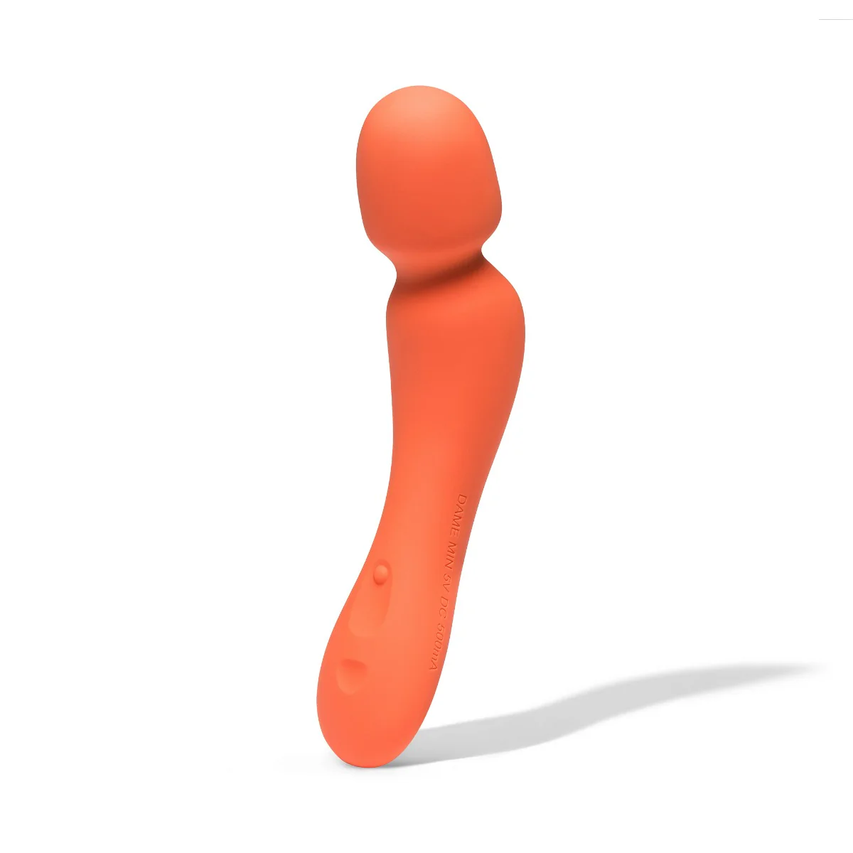 DAME - Min, Mini Wand Vibrator - Papaya - Image 2