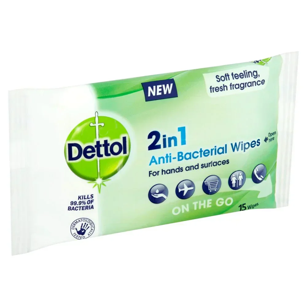 Dettol 2in1 Anti-Bacterial Wipes - Image 3