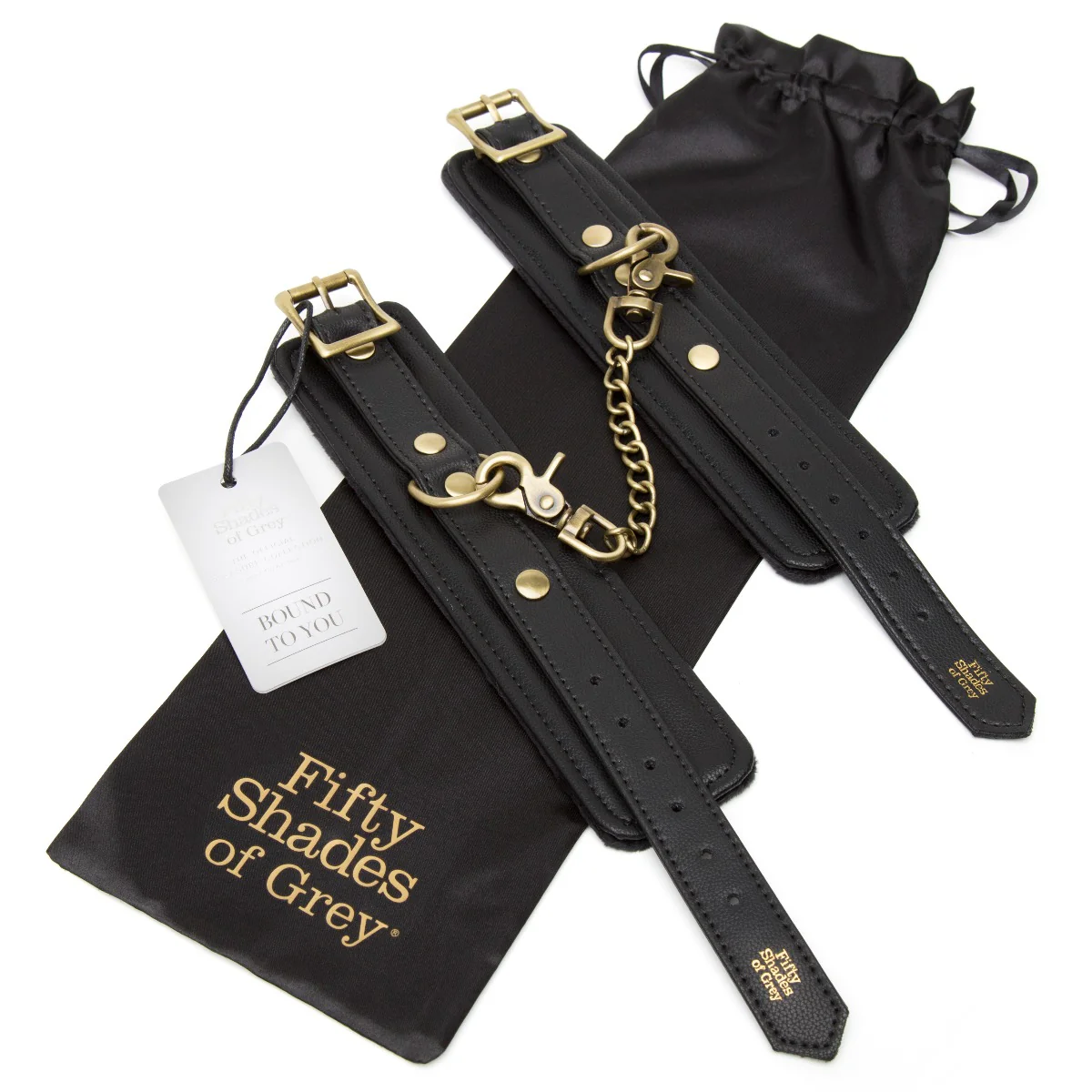 Fifty Shades of Grey Bound to You Wrist Cuffs - Image 4