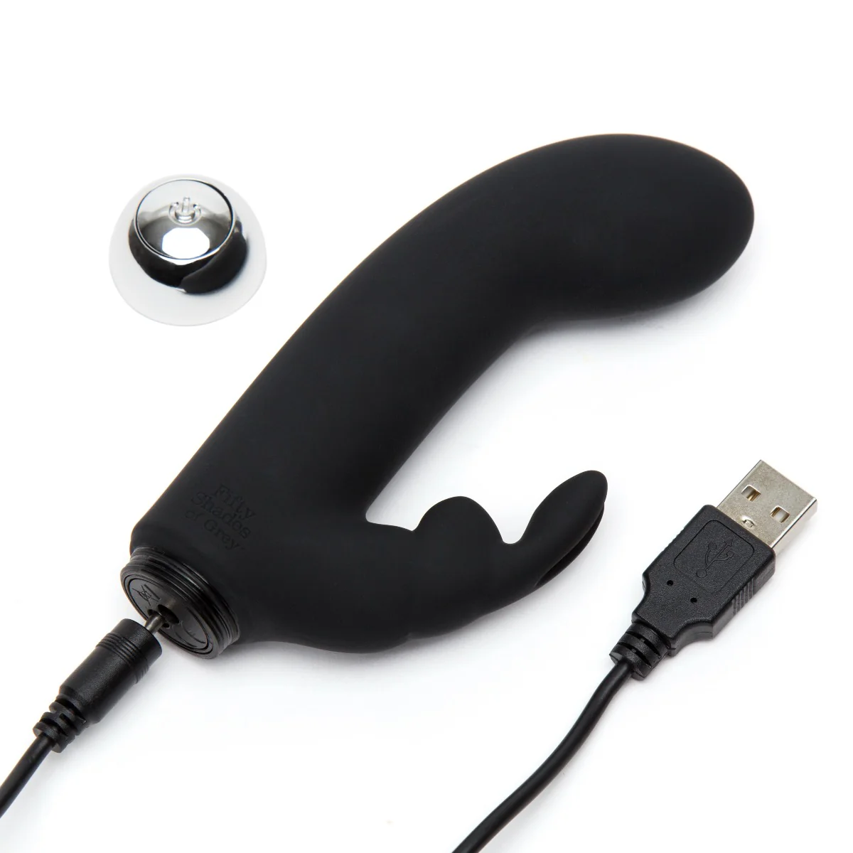 Fifty Shades of Grey Greedy Girl Rechargeable Mini Rabbit Vibrator - Image 2