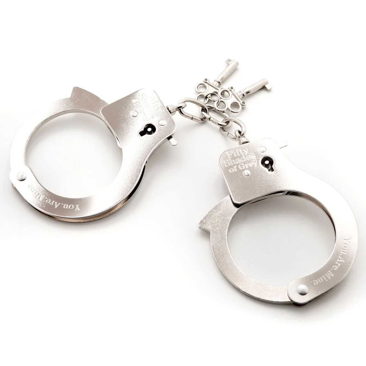 Fifty Shades of Grey You Are Mine Metal Handcuffs - Image 2