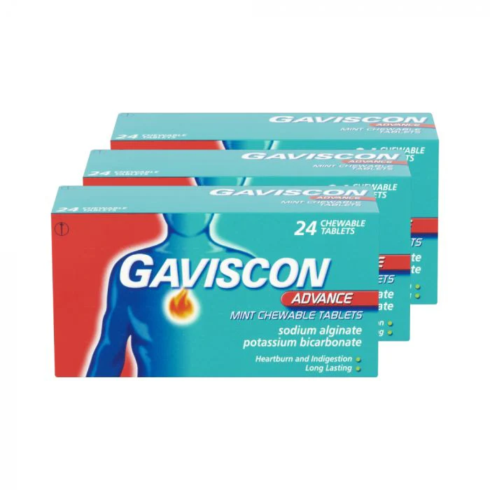 Gaviscon Advance Mint Chewable- 24 Tablets - Image 2