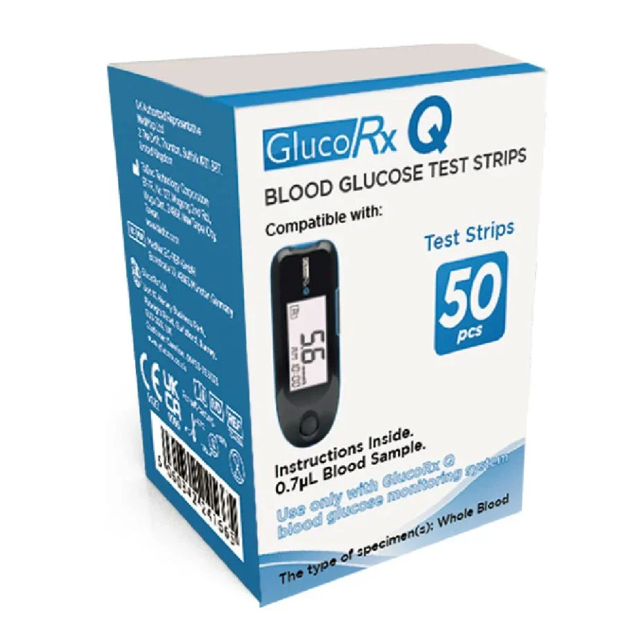 GLUCORX Q TEST STRIPS (50 pack)