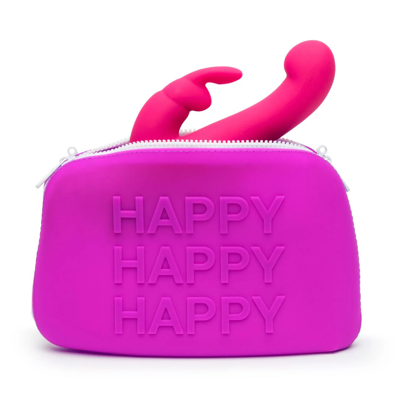 Happy Rabbit HAPPY Storage Zip Bag Large Purple - Image 2
