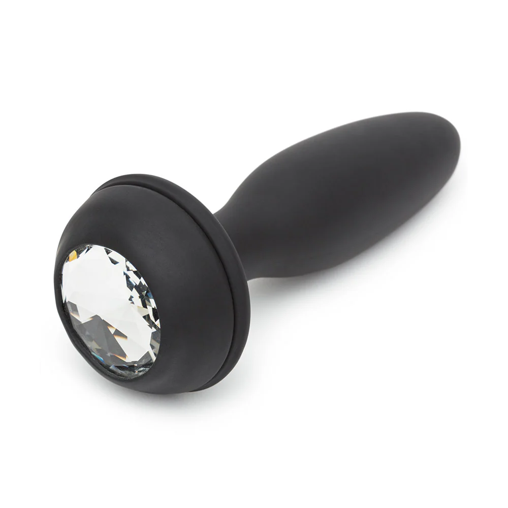 Happy Rabbit Rechargeable Vibrating Butt Plug Medium - Black/Pink - Image 2