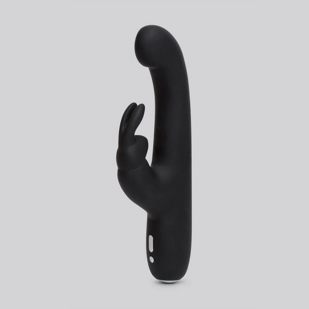 Happy Rabbit Slimline G-Spot USB Rechargeable Rabbit Vibrator Black - Image 4