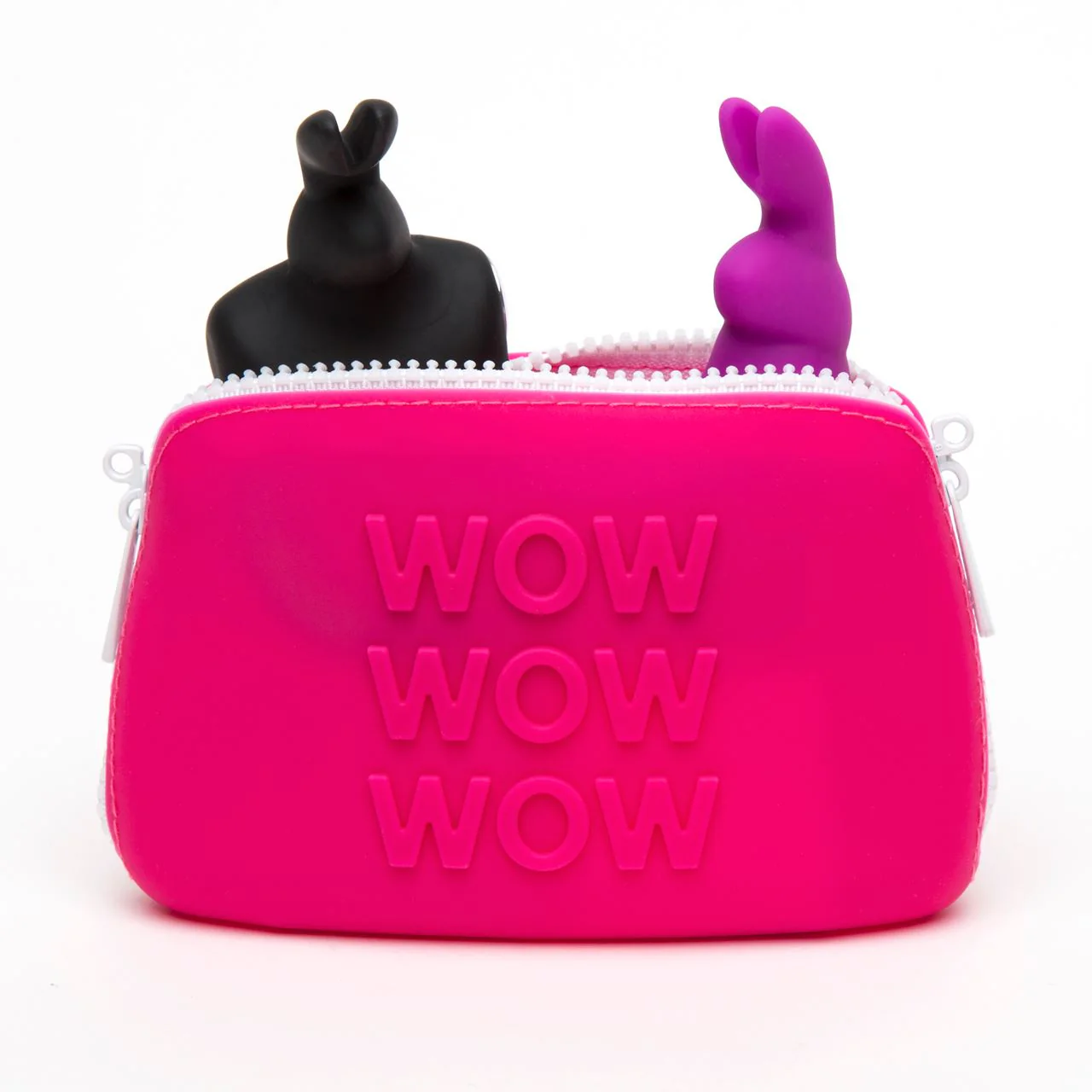 Happy Rabbit WOW Storage Zip Bag Small Pink - Image 2