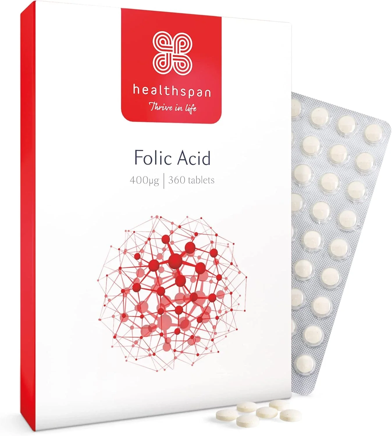 Healthspan Folic Acid 400ug