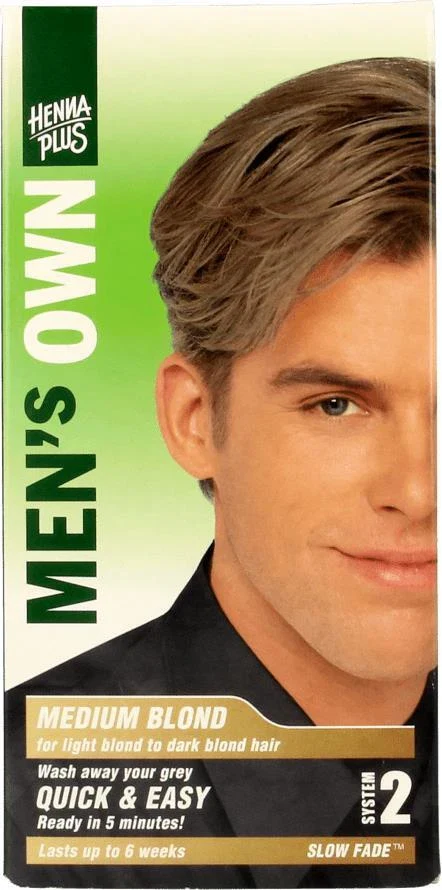 Hennaplus Men's Own Medium Blonde 80ml