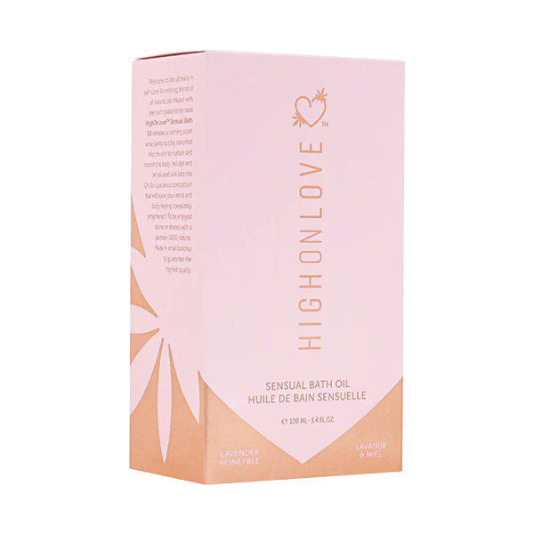 High On Love - Bath Oil - Lavender Honeybee - Image 2