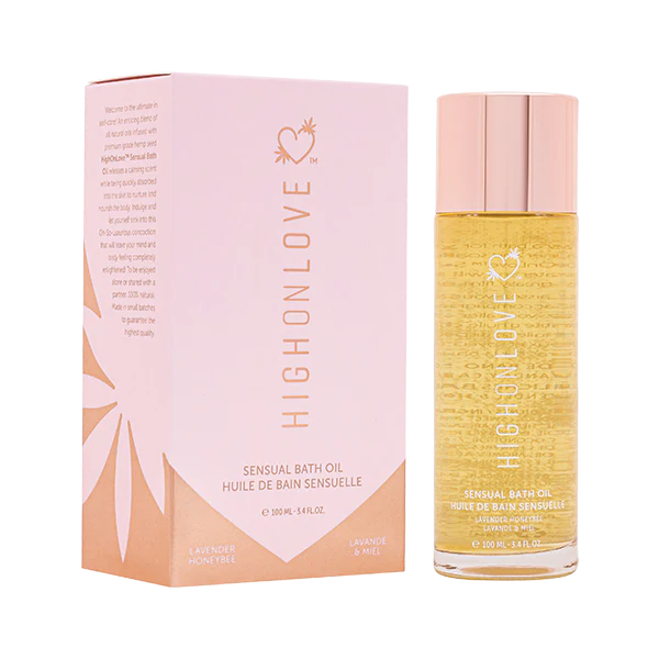 High On Love - Bath Oil - Lavender Honeybee - Image 4