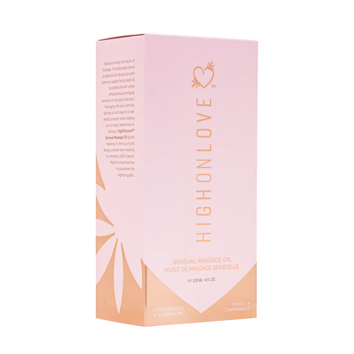 High On Love - Massage Oil - Strawberries & Champagne - Image 2