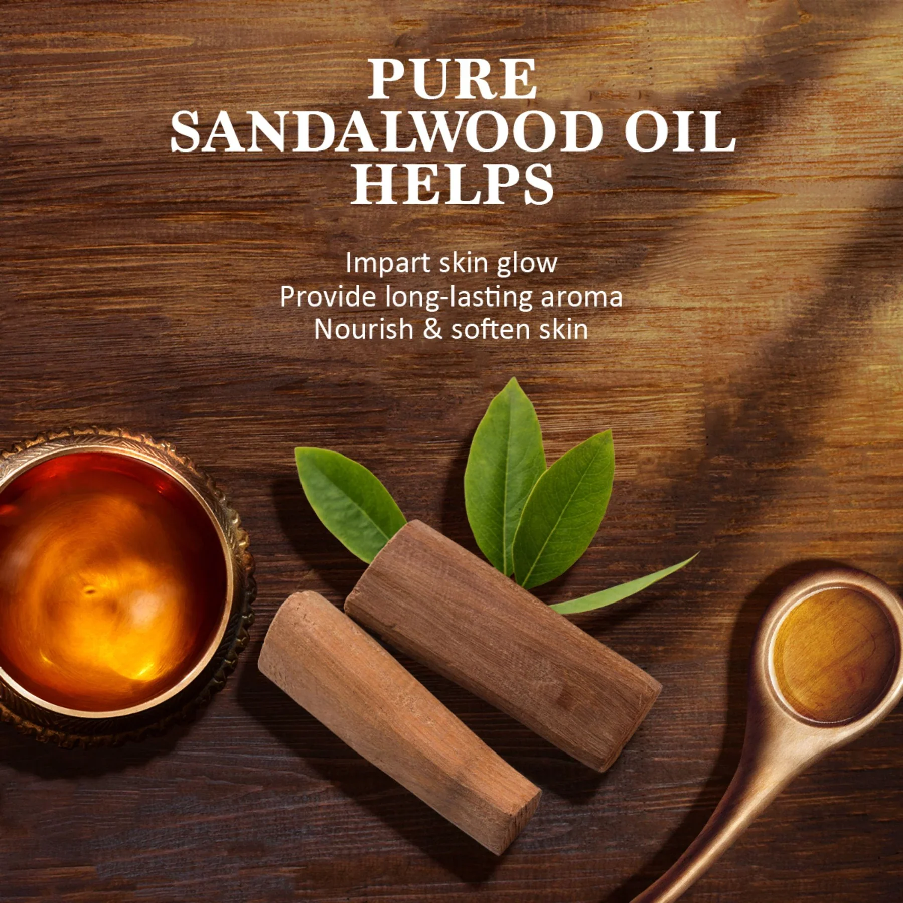 Himalaya Ayurveda Sandal Glow Soap 75 gms with Pure Sandalwood Oil, Sandalwood - Image 2