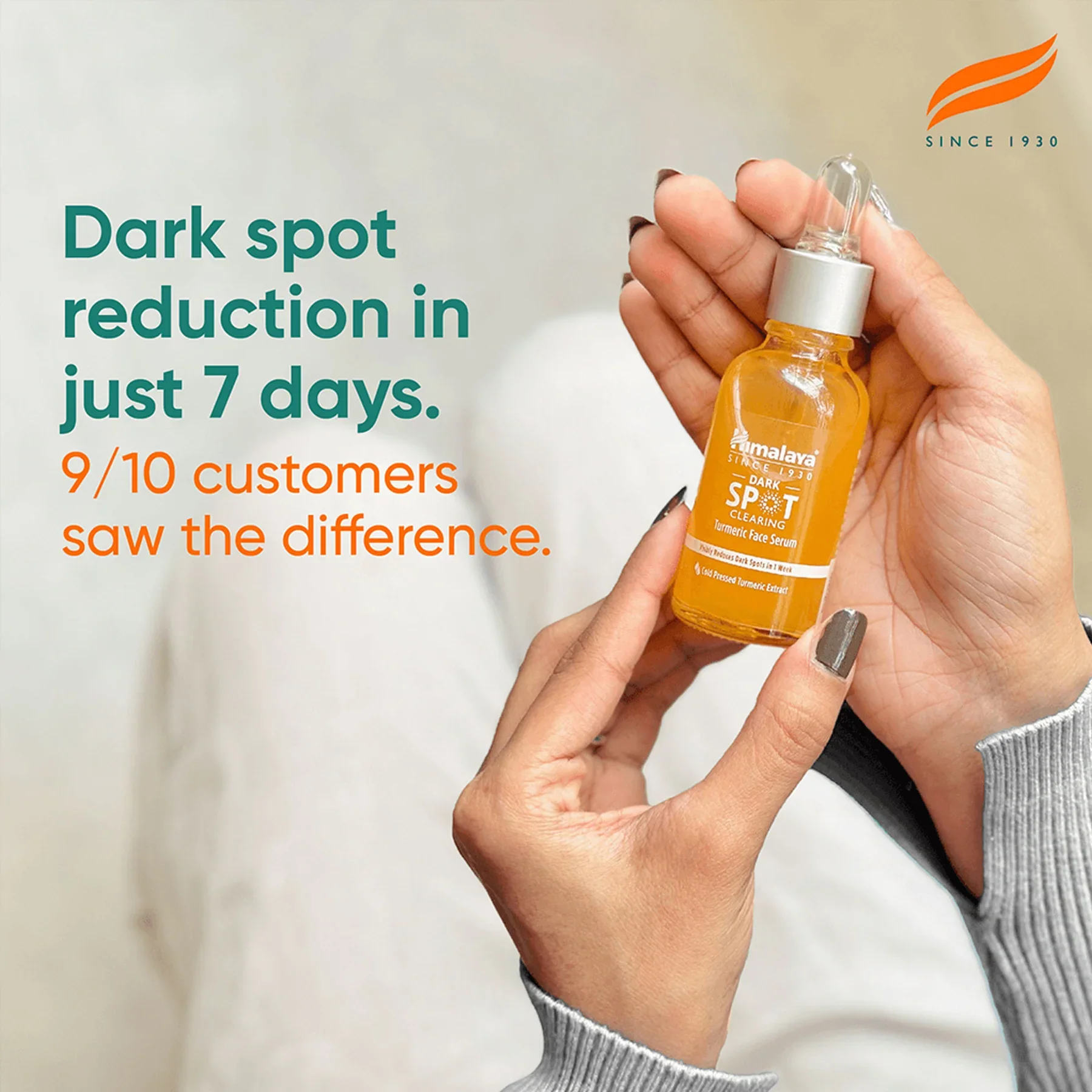 Himalaya Dark Spot Clearing Turmeric Face Serum 10% Glycolic Acid 30ml - Image 10