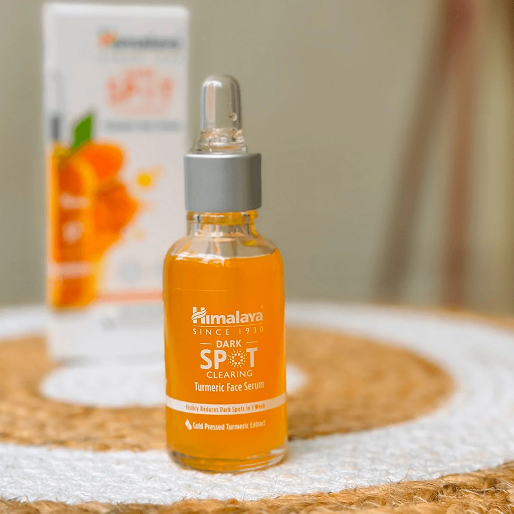 Himalaya Dark Spot Clearing Turmeric Face Serum 10% Glycolic Acid 30ml - Image 12