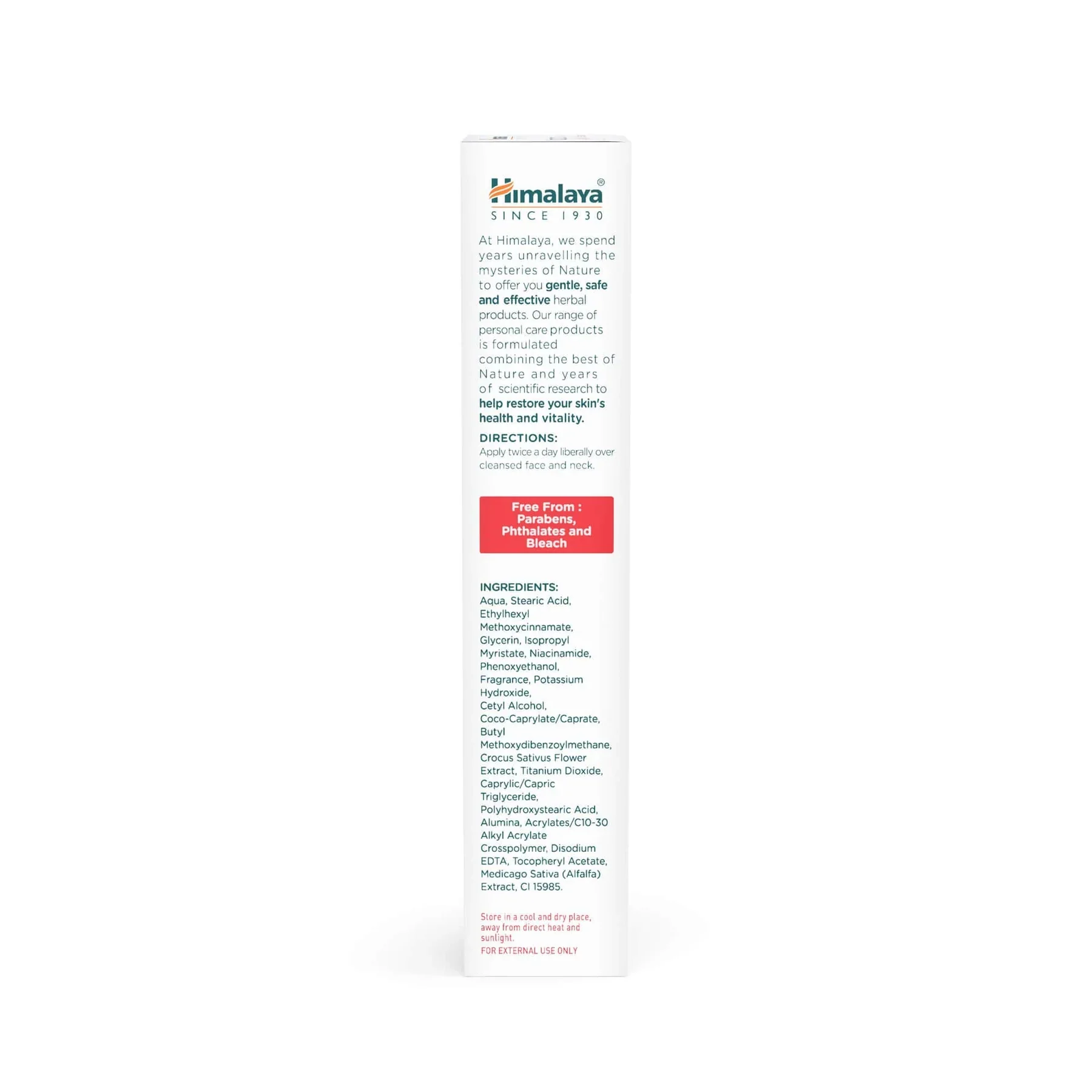 Himalaya Herbals Natural Glow Kesar Face Cream 50gm - Image 2