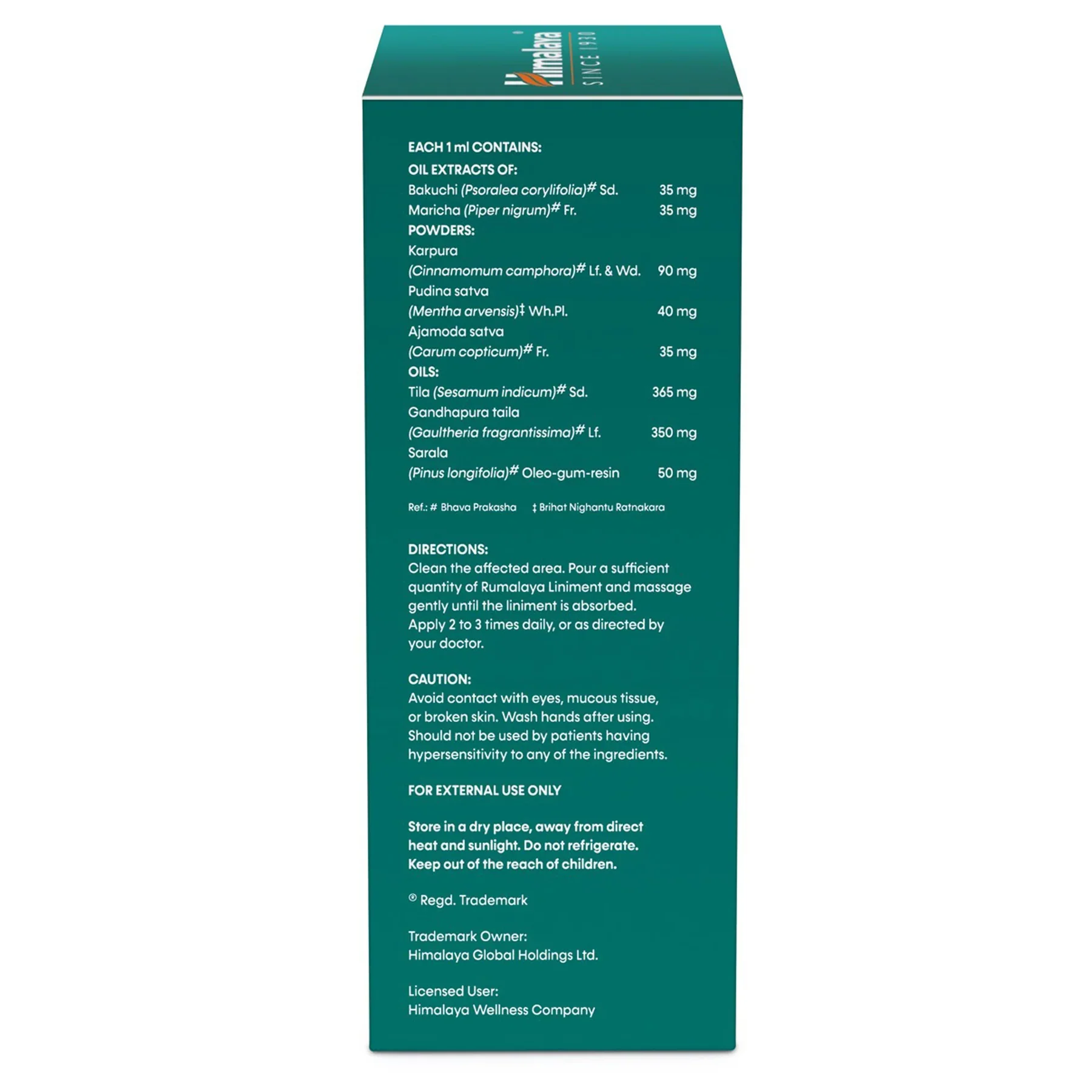 Himalaya Herbals Rumalaya Liniment Liquid - Image 2