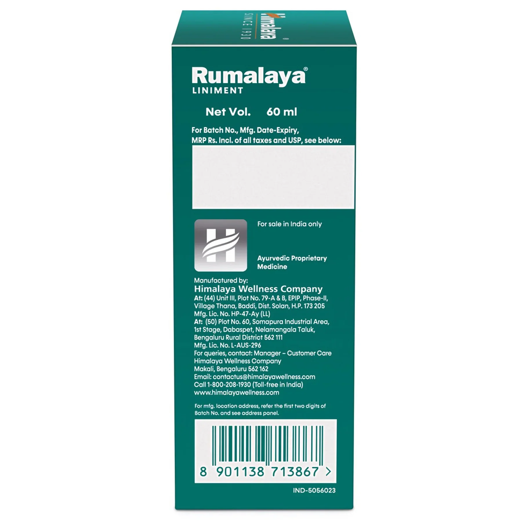 Himalaya Herbals Rumalaya Liniment Liquid - Image 3