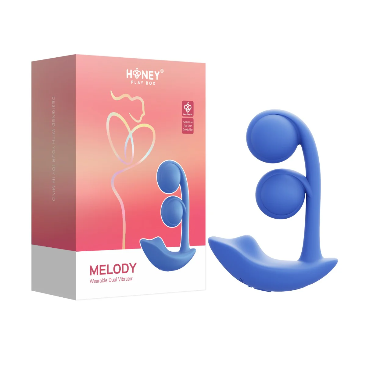 Honey Play Box - Melody - Twin Balls Clit & G Spot Vibrator (App Controlled, Pressure Sensing) - Image 4