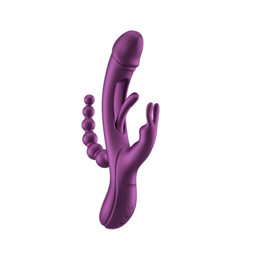 Honey Play Box - Trilux - Kinky Finger Rabbit Vibrator with Anal Beads - Image 3