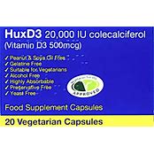 HuxD3 Capsules 20000IU Colecaliferol - Image 2