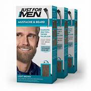 Just For Men Moustache & Beard Light Brown Hair Dye M-25 - Image 2