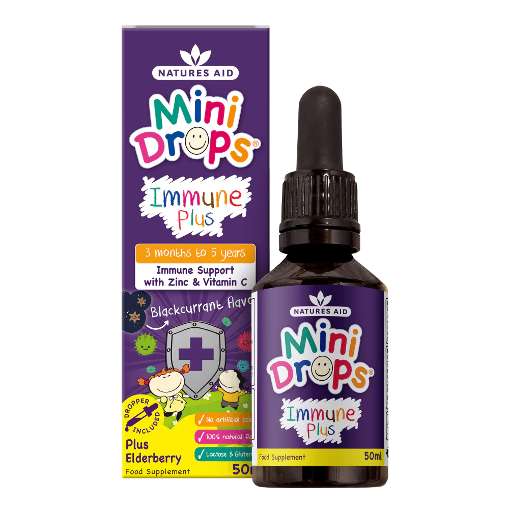 Natures Aid Mini Drops Immune Plus