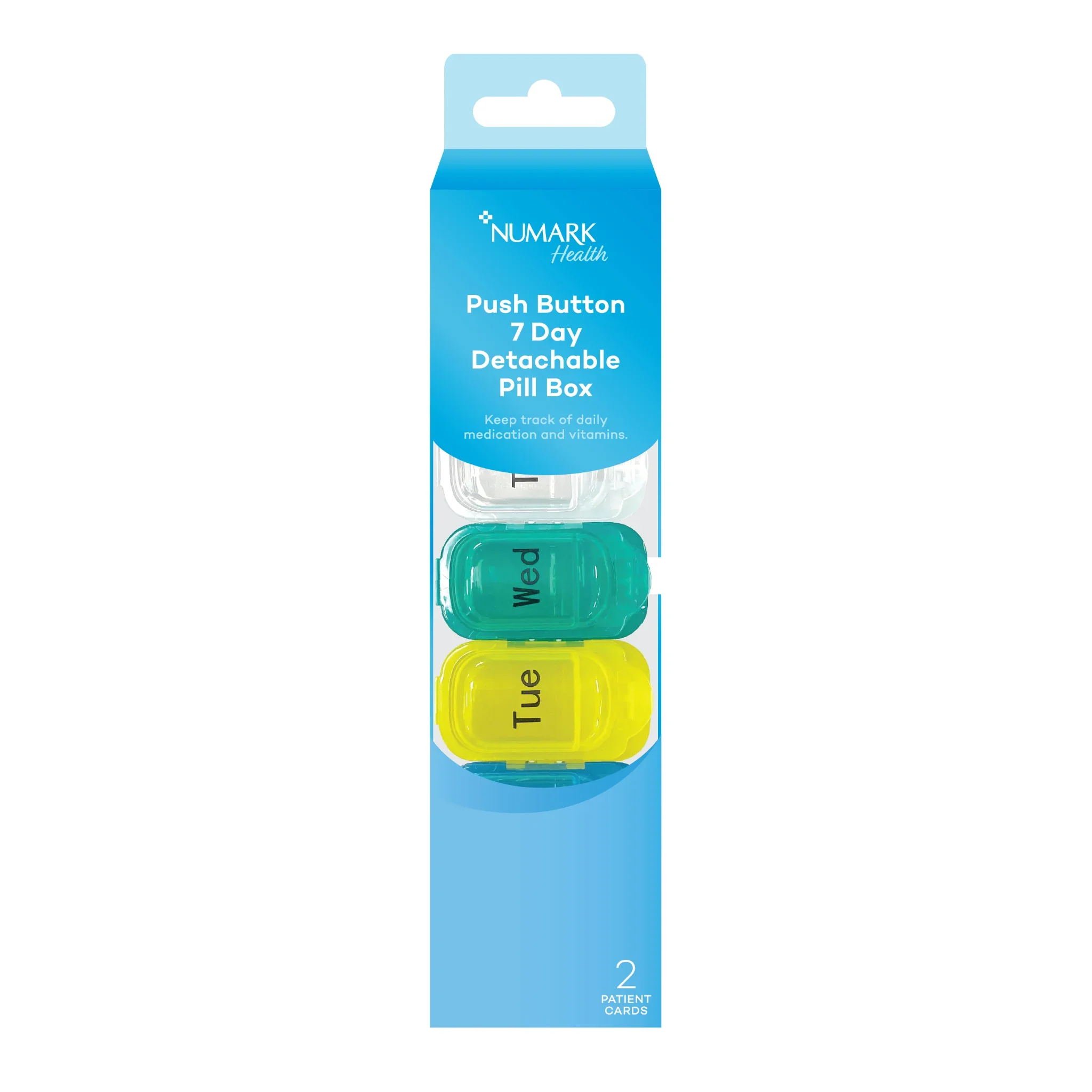 Numark Detachable 7 Day Pill Box