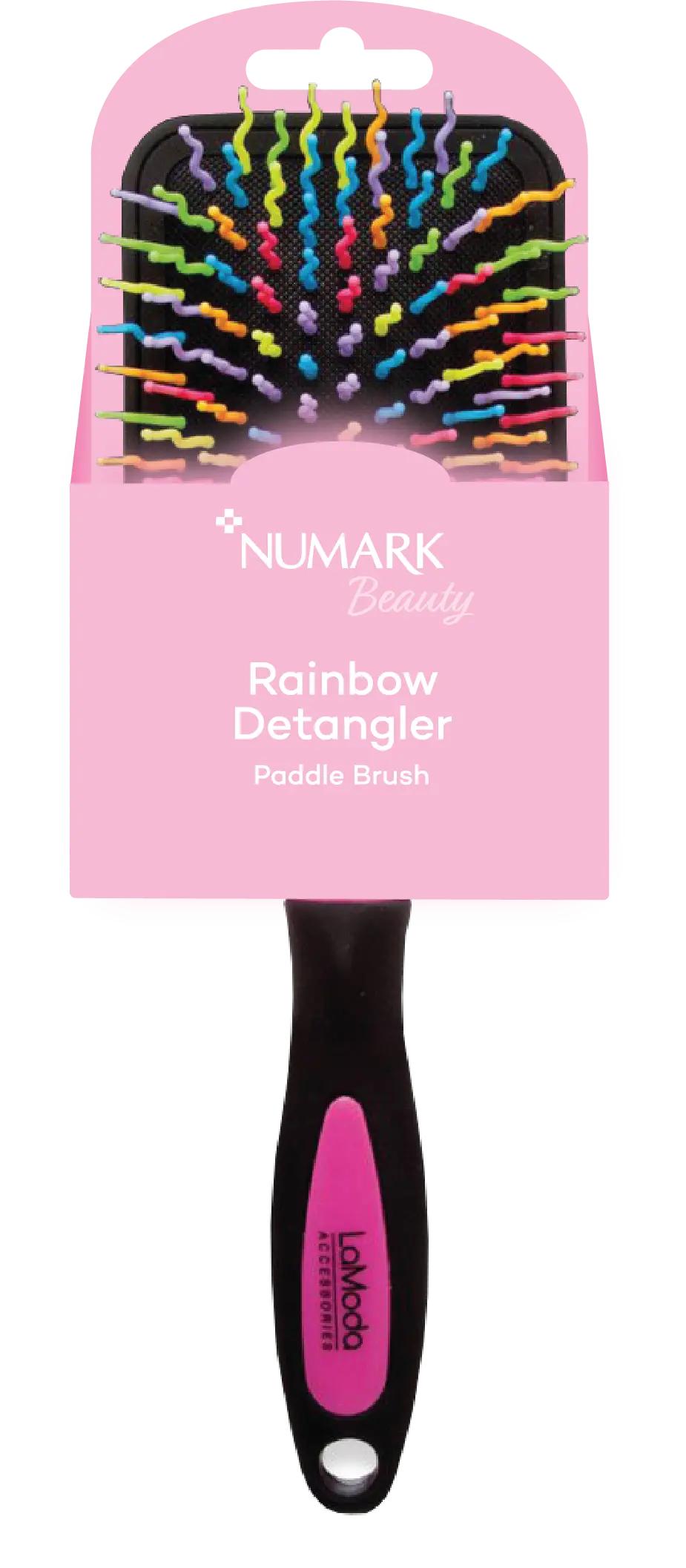 Numark Rainbow Detangler Paddle Hairbrush