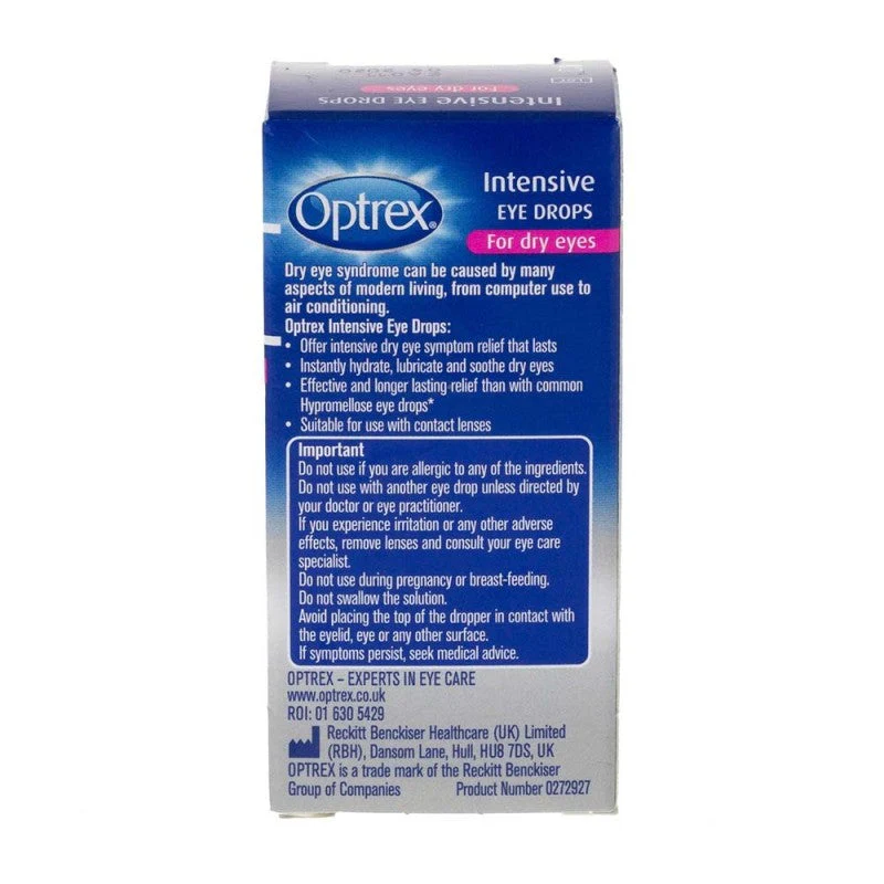 Optrex Intensive Eye Drops-10ml - Image 2