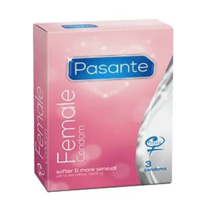 Pasante Internal (Female) Condoms - 3 Pack