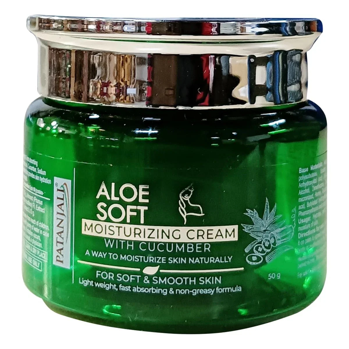 Patanjali Aloevera Moisturizing Cream -50 gm - Image 2