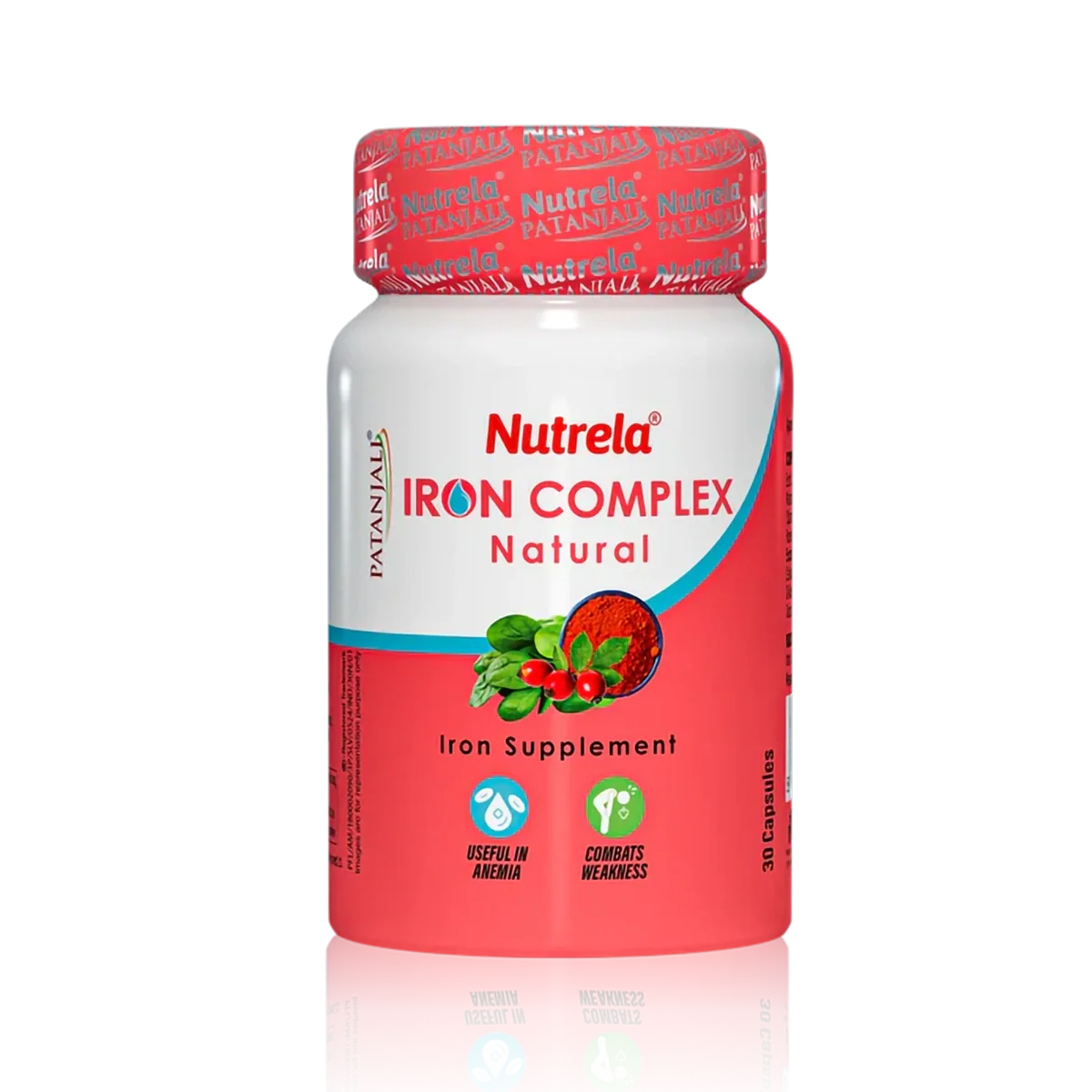 Patanjali Nutrela Iron Complex Natural Capsules -30 caps