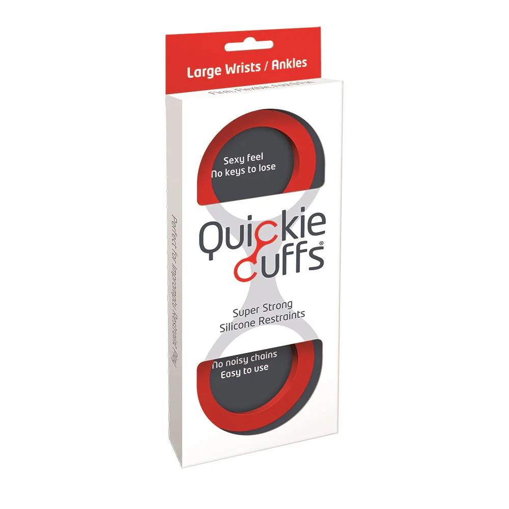 Quickie Cuffs Red (Large) - Image 3