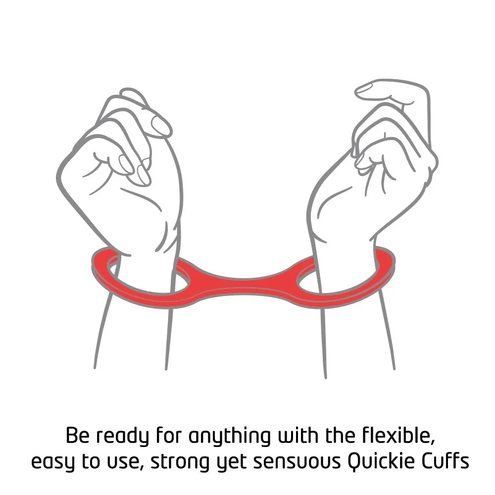 Quickie Cuffs Red (Large) - Image 2