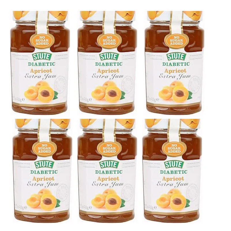 Stute Diabetic Jam Apricot 430g - Image 3