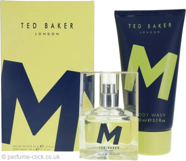 Ted Baker ‘M’ EDT 30ml Spray/Body Wash 150ml