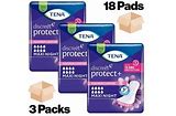 TENA Discreet Maxi Night Incontinence Pads - 6 Pads - Image 2